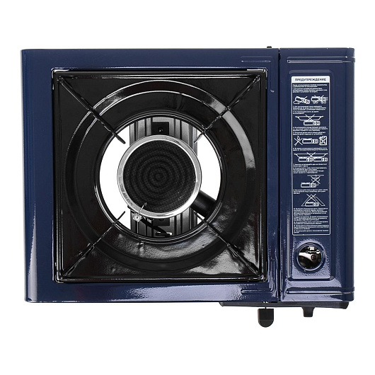 Плита газовая портат. в кейсе, горелка керамическая, с переходником (N-BDZ-155C-B) NISUS2